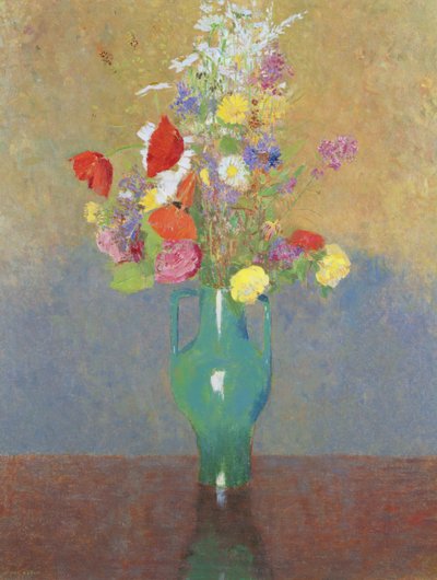 Il Vaso Verde, c.1900 da Odilon Redon